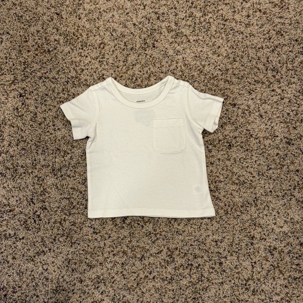 NEW : Nordstrom Kids Blue & White T-Shirt - Picture 2 of 7